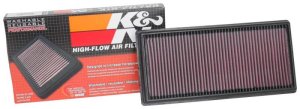 Land Rover Range Rover Engine Air Filter - K&N Engineering - High-Flow Oiled Cotton, Washable/Reusable, Drop-In - `16-`18